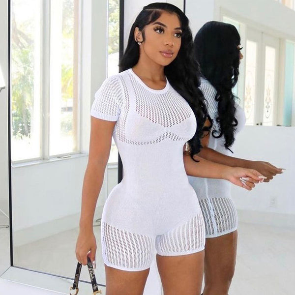 Knitted Short Romper