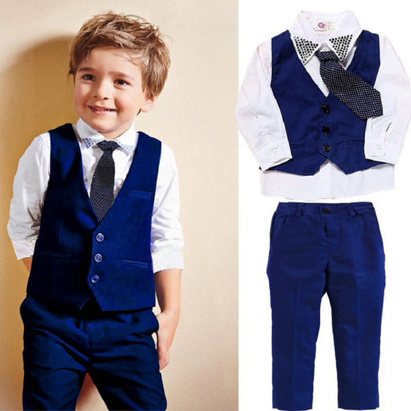 Boys' Vests Gentleman Suits