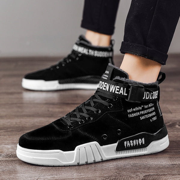 Men Casual Comfortable High-Top Sneakers