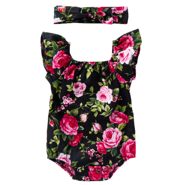 Floral Baby Romper