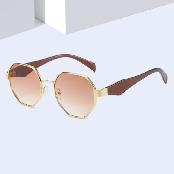 Metal Large Rim Sunglasses