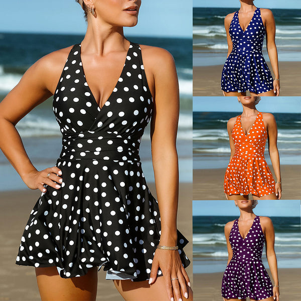 Polka Dot Plus Swimwear