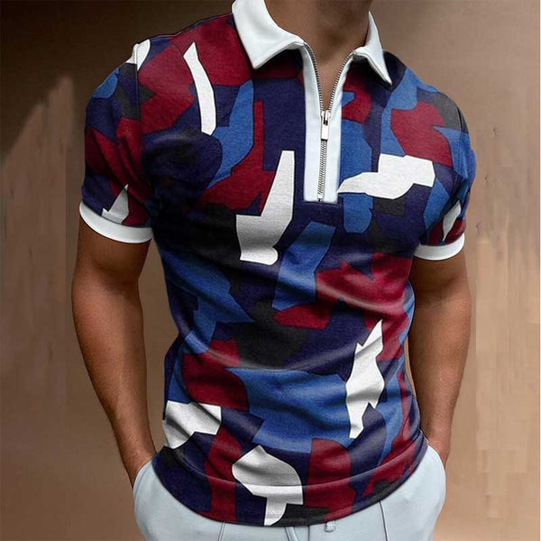 Men's Polo Short-Sleeved Summer